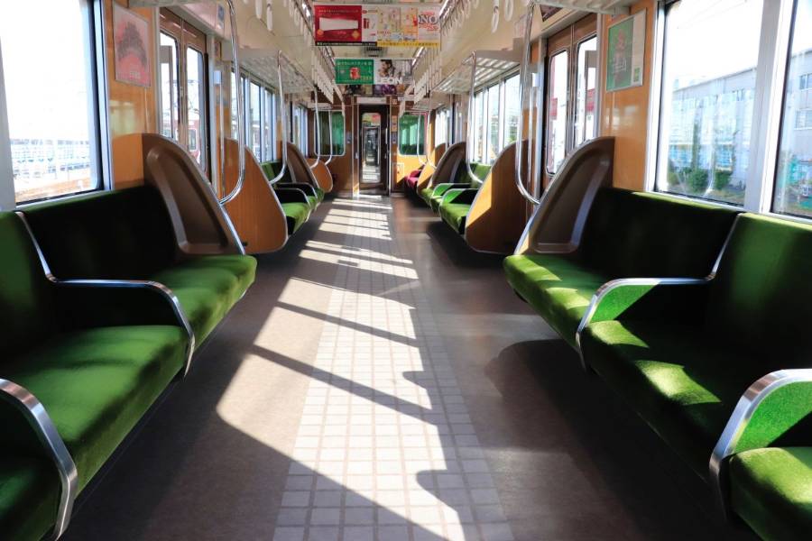 鉄道部品グッズ：阪急 阪急電鉄6300系補助椅子シート（4月16日出品終了）-