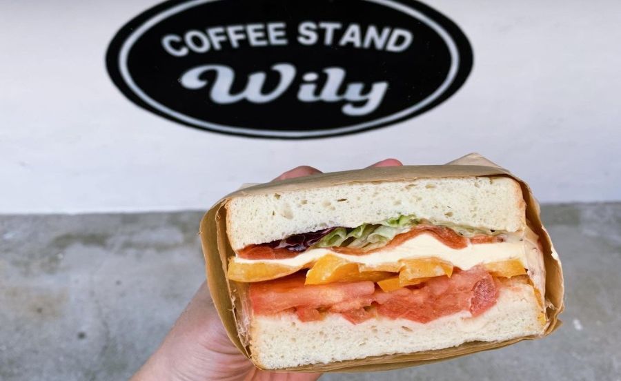 コーヒースタンド ウィリーのサンドイッチ