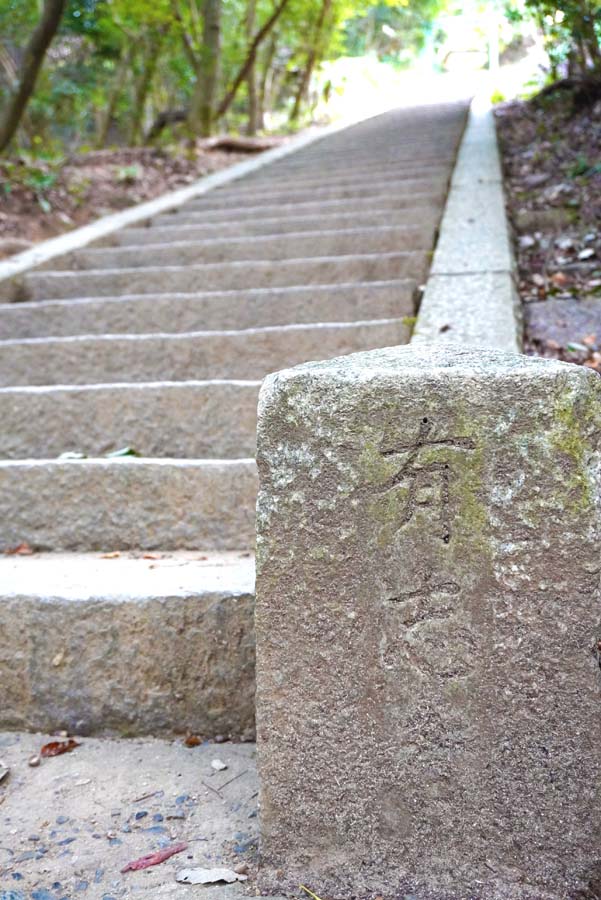 大文字山ハイキングコース　階段