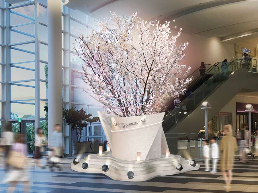 桜の木展示イメージ