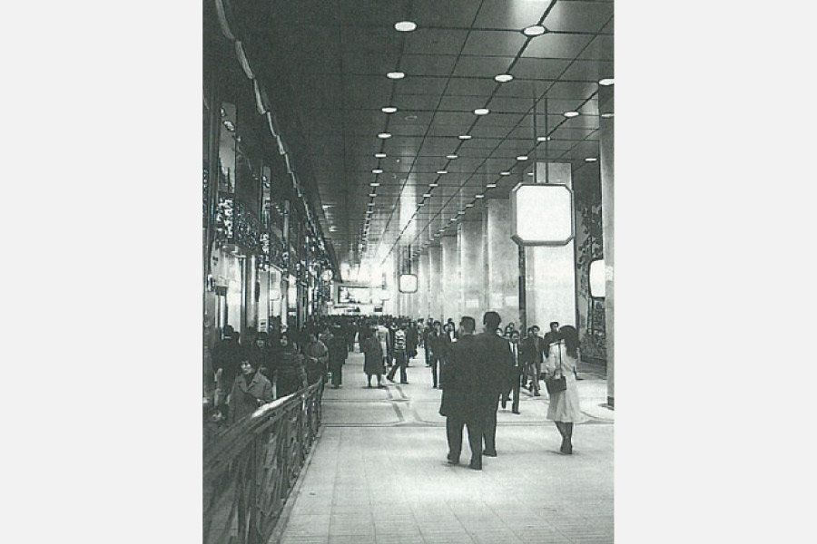 第8期工事を終えた梅田阪急ビル(4月1日「大阪梅田ツインタワーズ・ノース」に改称)の百貨店部分。