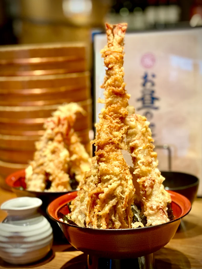 天ぷら海鮮 米福 四条烏丸店　大海老天丼