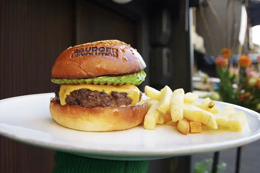 BurgerRevolutionKyotoのハンバーガー