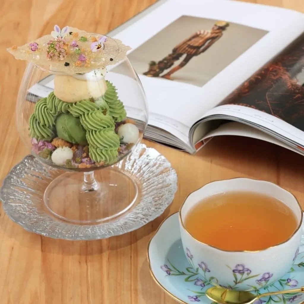 GION NISHI CAFE　抹茶のパフェ