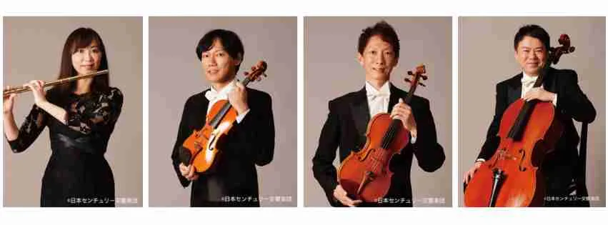 キャンドルデイズ ミニコンサートに出演する日本センチュリー交響楽団のメンバー