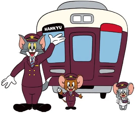 「TOM and JERRY×HANKYU」メインビジュアル