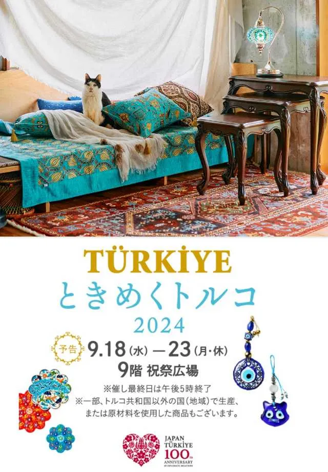 「ときめくトルコ2024」のポスタービジュアル