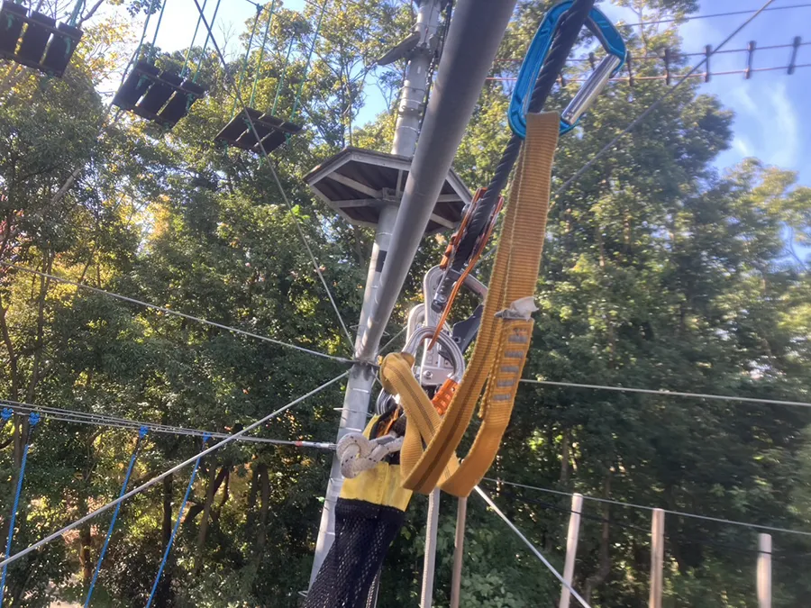 プレイヤーを引き上げるベルト