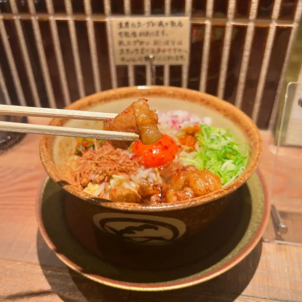 小麦の麺神　KITTE大阪　まぜそば