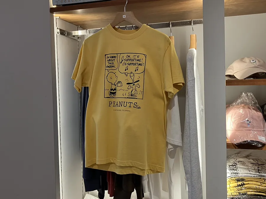 ピーナッツカフェ大阪で販売されているTシャツ