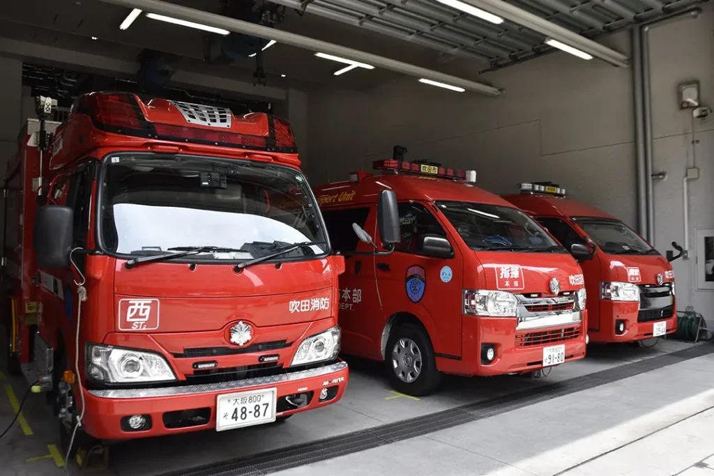 吹田市消防本部 消防車