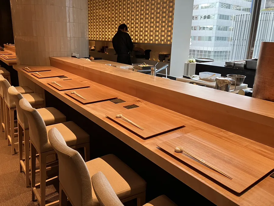 aburiyaki & sushi An(あぶり焼き&寿司 あん)のカウンター
