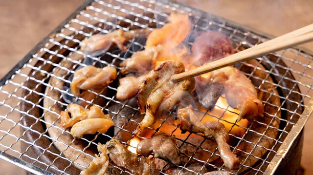鶏居酒屋るーつ 江坂店 しちりん焼き