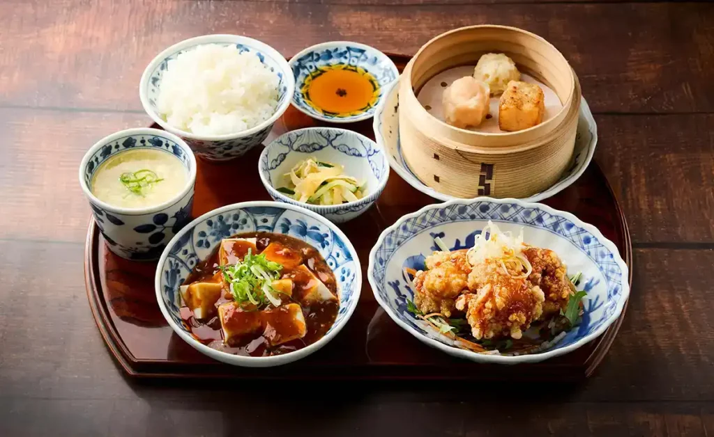 阪急三番街 梅香 Wメイン定食