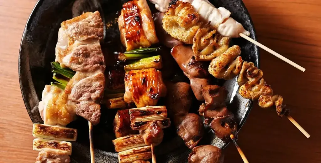 地鶏専門 おちば屋 江坂本店 焼き鳥1