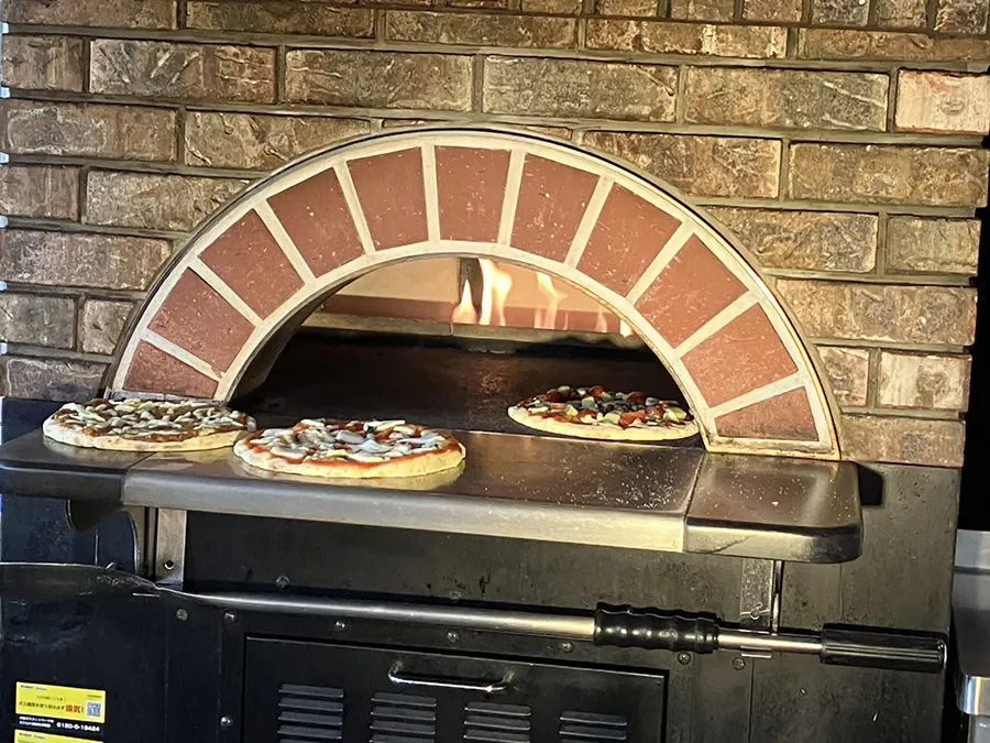イタリアン キッチン ヴェルデ カッサの窯