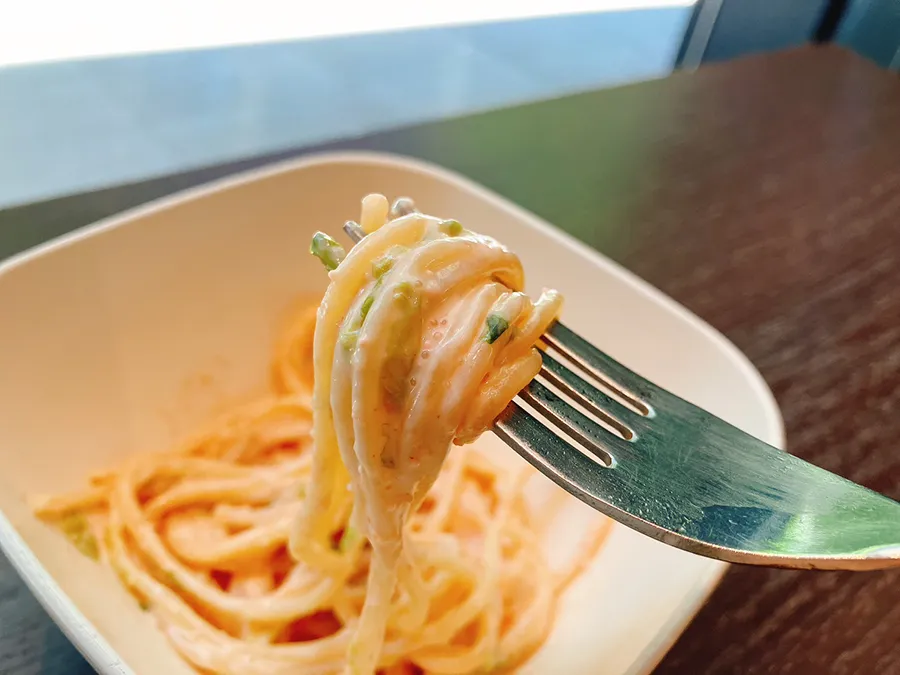 イタリアン キッチン ヴェルデ カッサの明太子パスタ