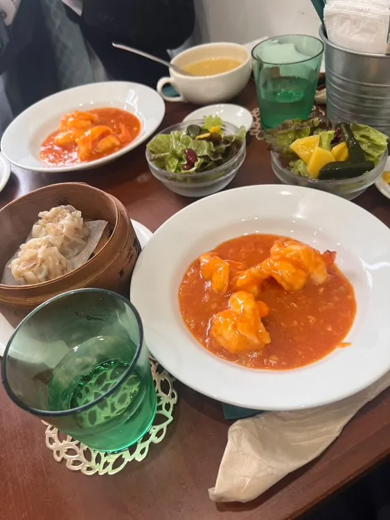 中華食堂 くまさんち ランチセット エビチリ