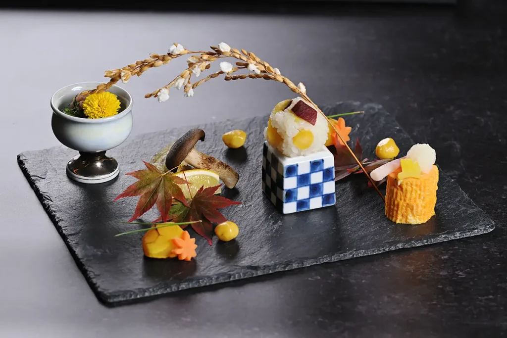 ザ・プリンス 京都宝ヶ池　茶寮　Art of Plate 華をかし-錦秋の舞台-