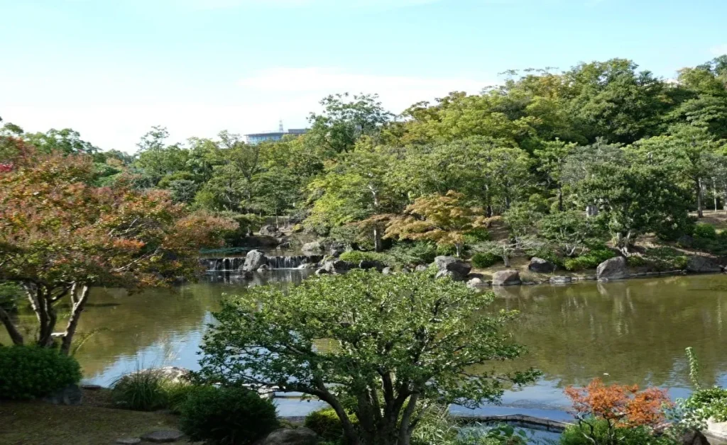 万博公園 日本庭園 外観