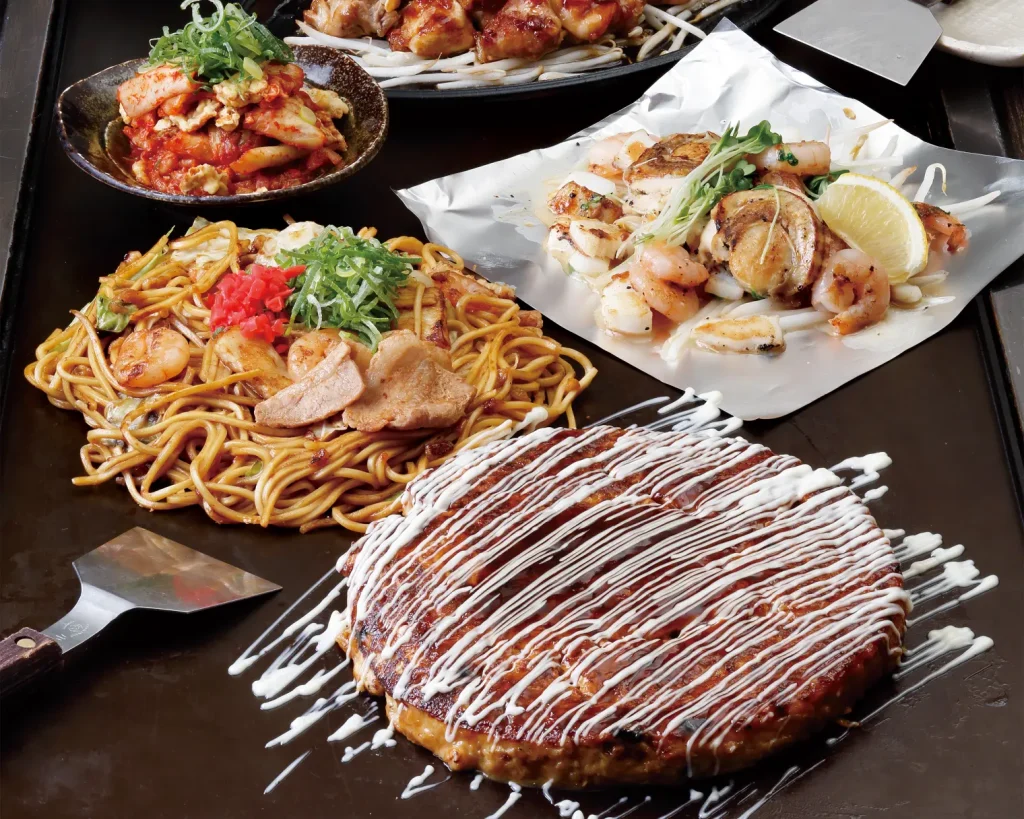錦わらいのいろいろな料理
